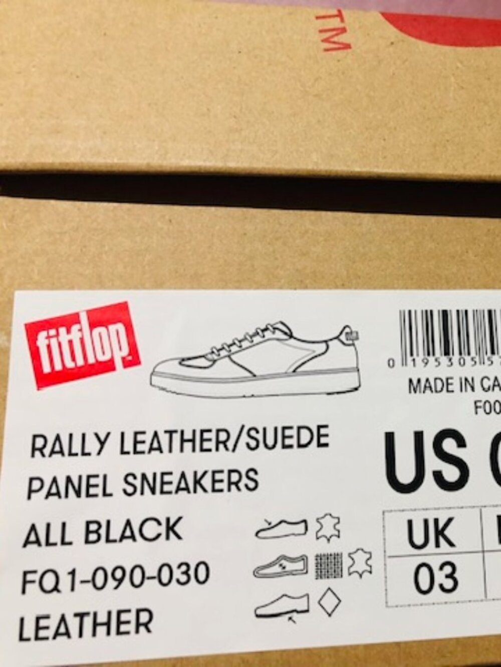 Fitflop RALLY Leather Panel Sneakers - Picture 4 of 5